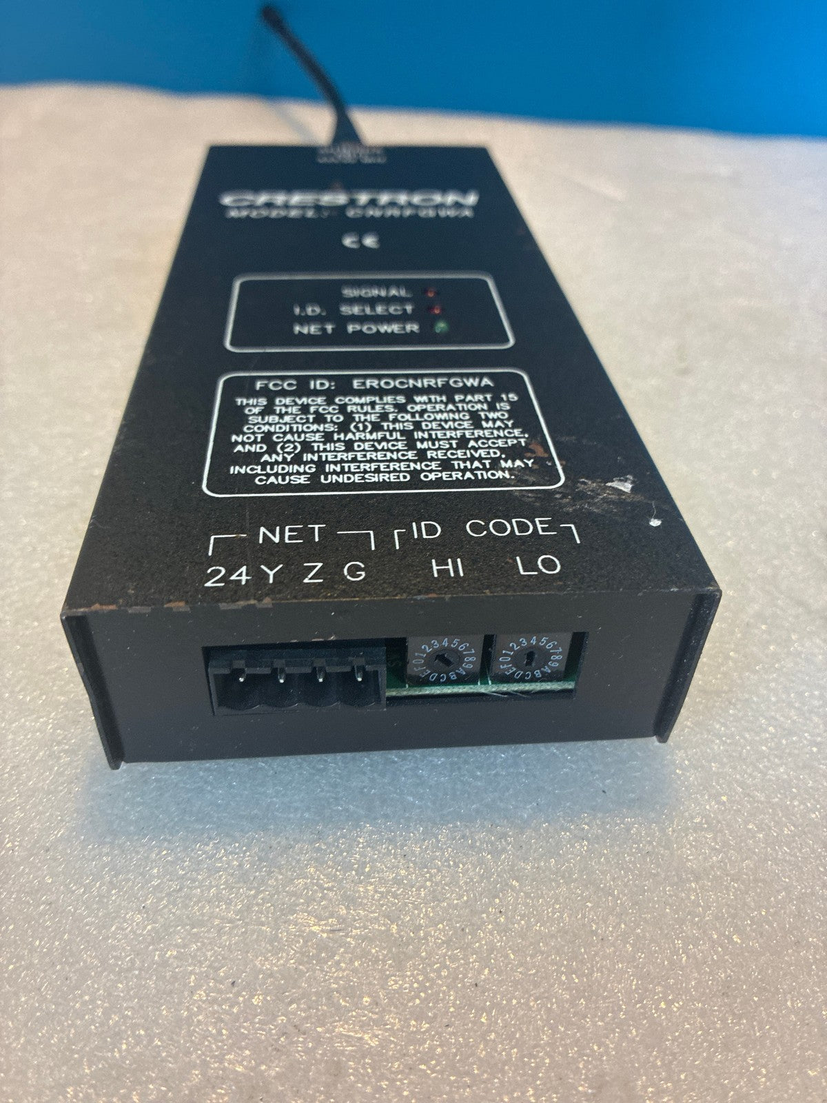 🔥 Crestron CNRFGWA RF Gateway with Antenna Home Automation Module Black