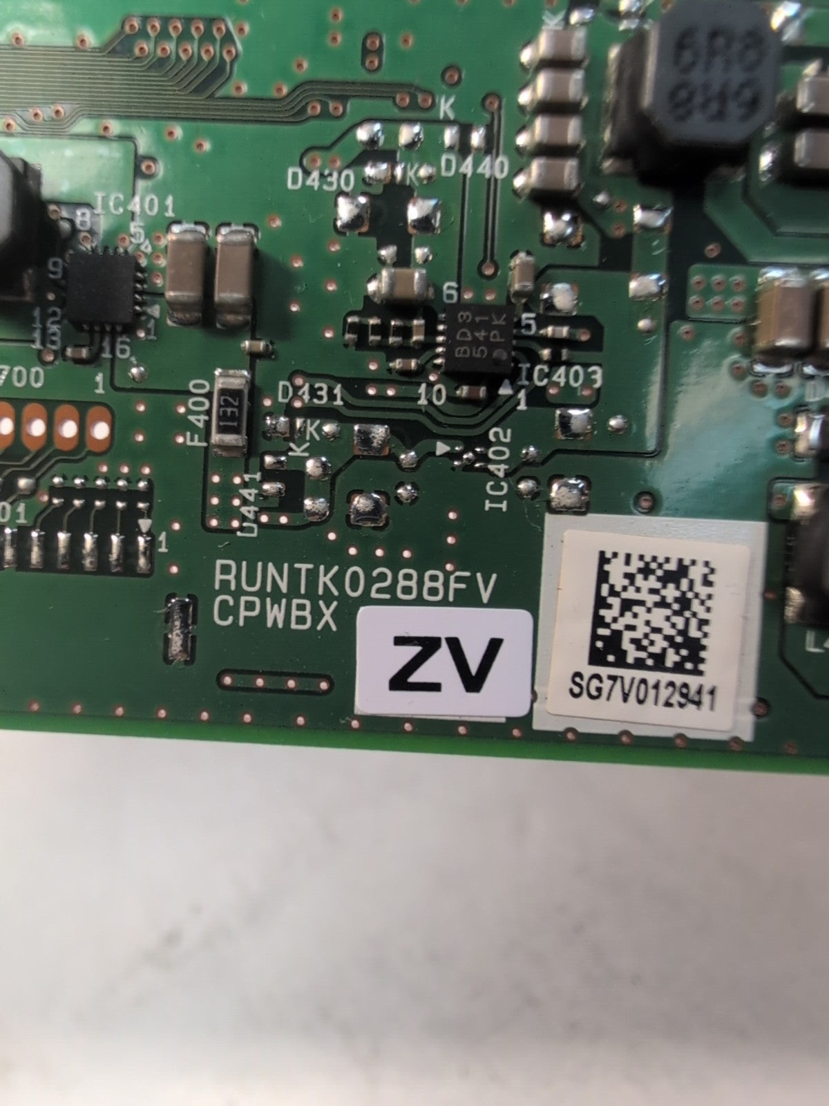 🔥 SONY KD-70X690E TV RUNTK0288FV T-CON BOARD