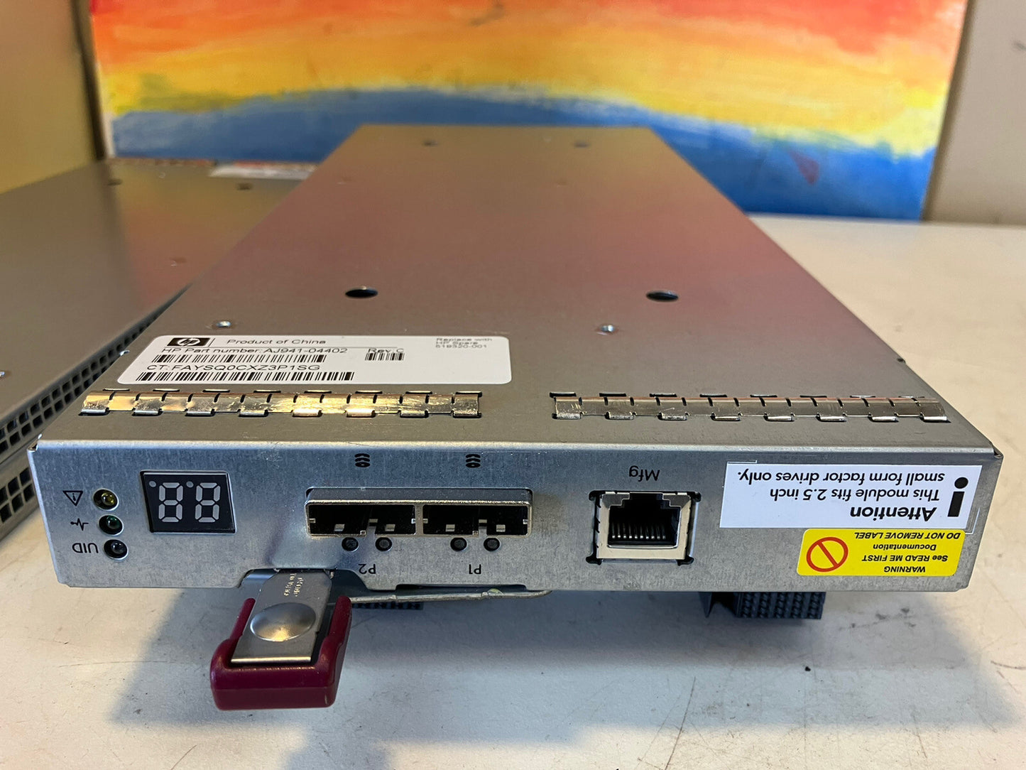 ~ AJ941-04402 HP D2700 SAS I/O MODULE FOR StorageWorks Card Module 519320-001