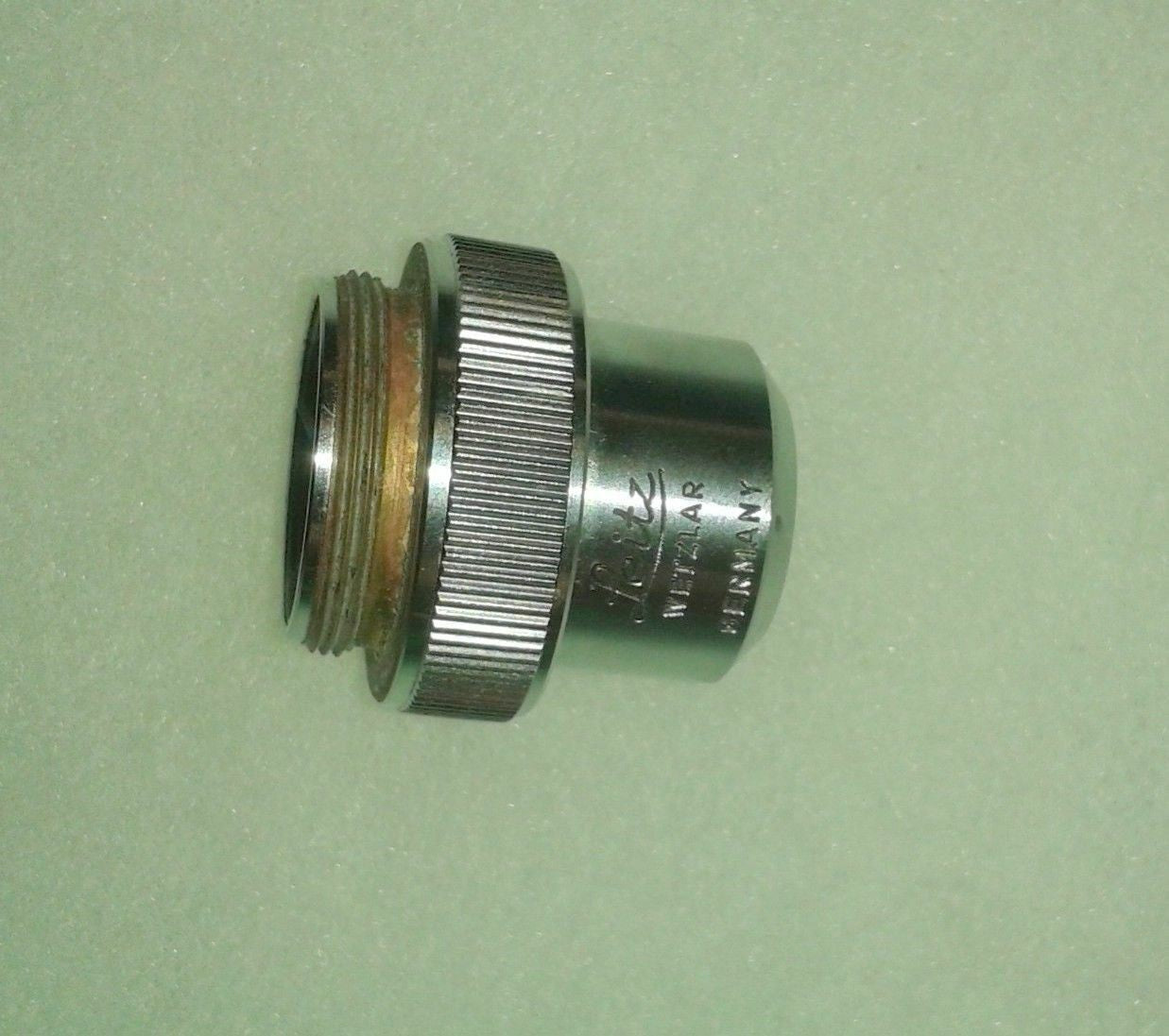 Lens of Zeiss Axioskop FS Fluorescent Binocular Microscope