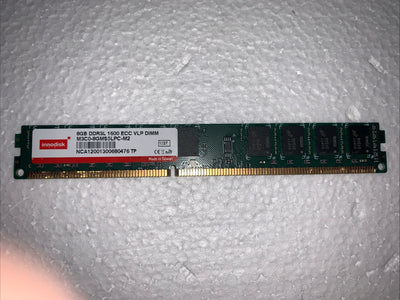 🔥 Innodisk 8GB DDR3L-1600 ECC VLP DIMM M3C0-8GMS5LPC-M2 Industrial RAM