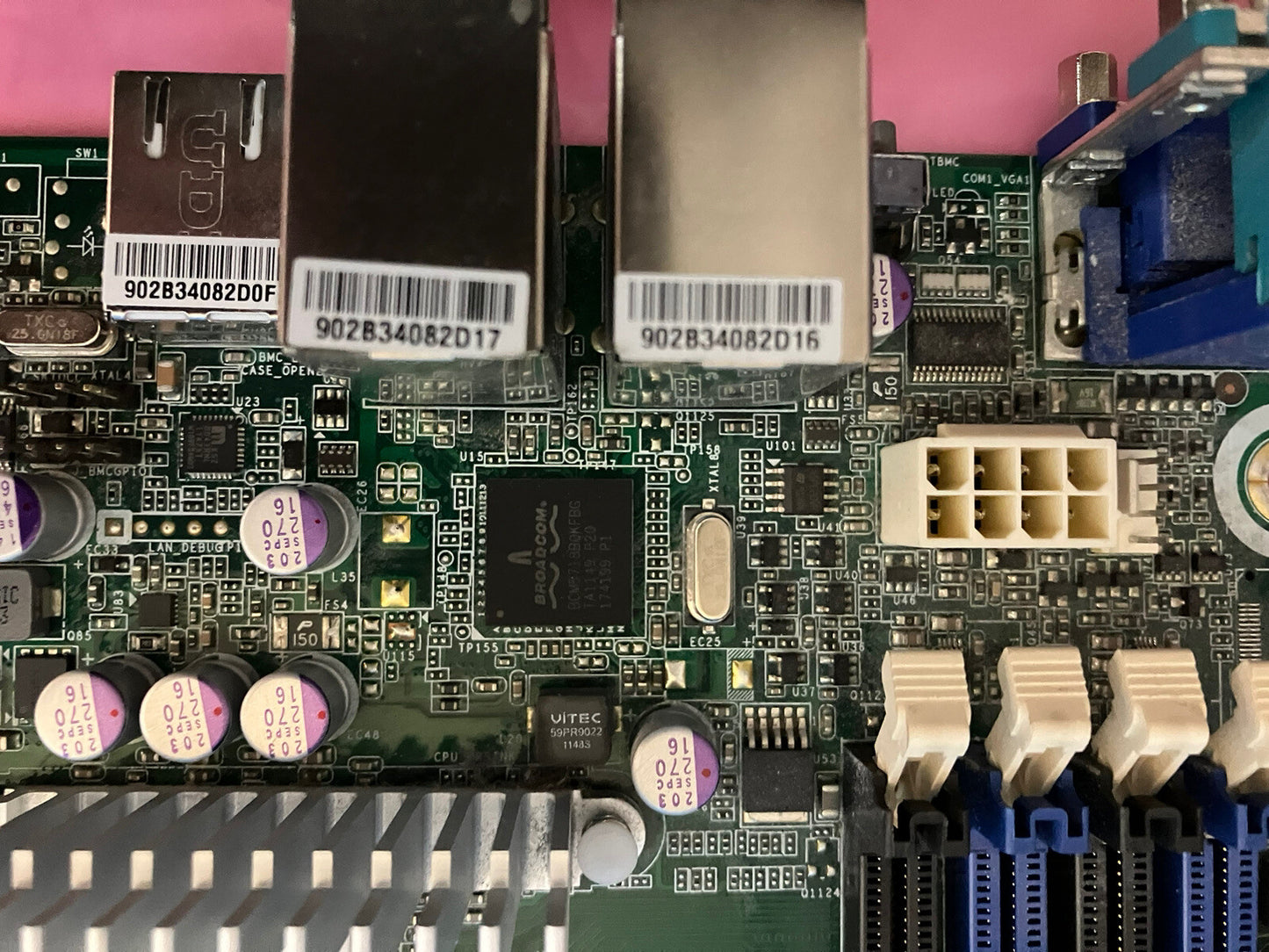 GIGABYTE GA-6UASV Rev: 1.3 LGA 1155 Motherboard W/ Intel Xeon E3-1220 & Shield