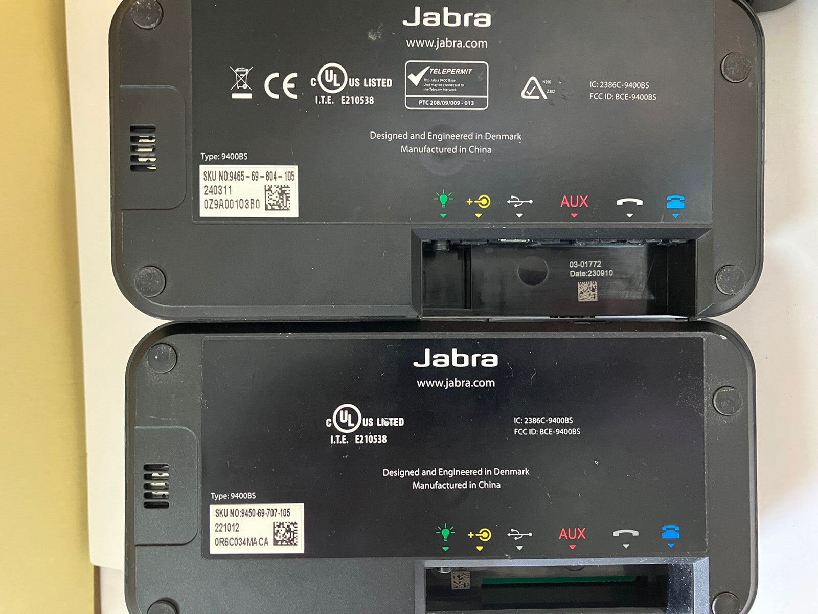~16x JABRA PRO 9400BS Wireless Headset Charging Base+4x Base Station+11x headset