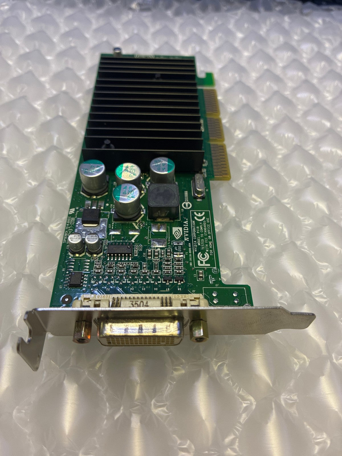 🔥 NVIDIA P118 Low Profile PCIe Graphics Card DVI-I Passive Cooling Dell