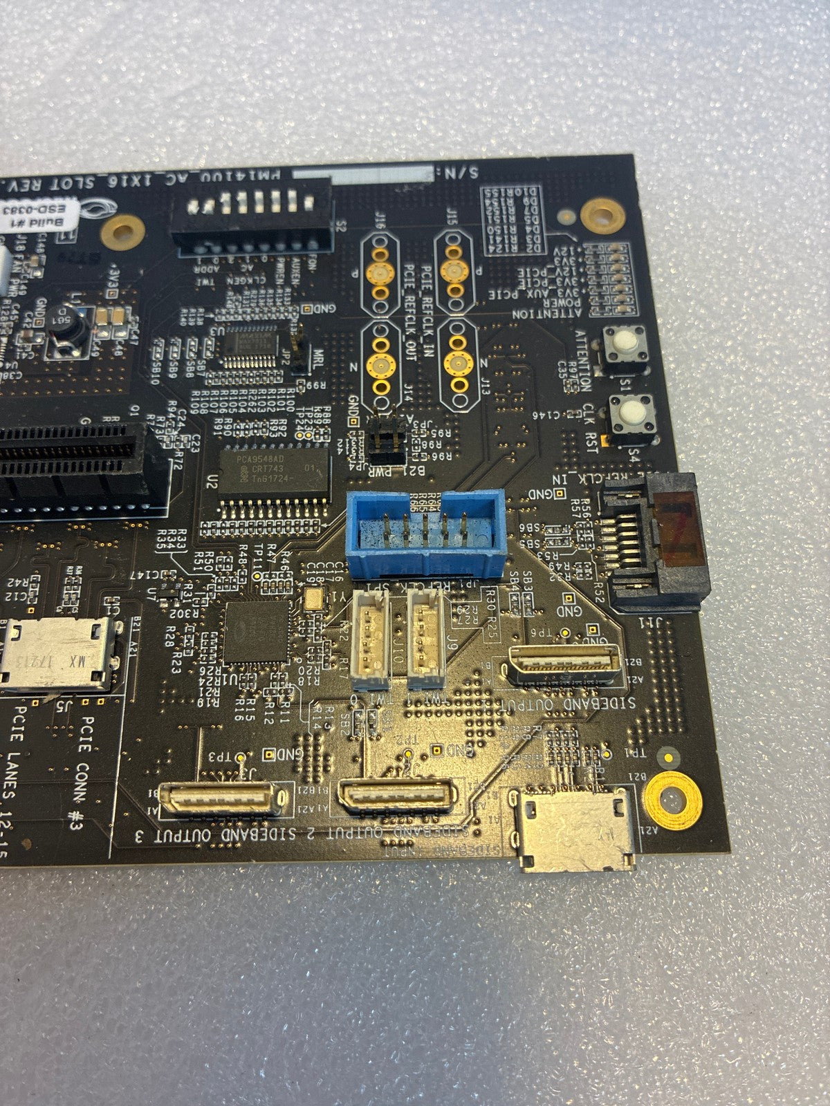 🔥 PM14100_AC_1X16_SLOT REV.1 PCIe Adapter Development Board Test Card
