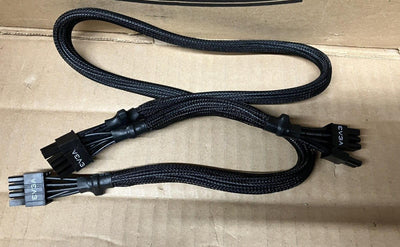 ~ EVGA G5 PCIe (VGA) PSU Cable, 8-Pin to DUAL 8-Pin (6-Pin + 2-Pin) Power Cable