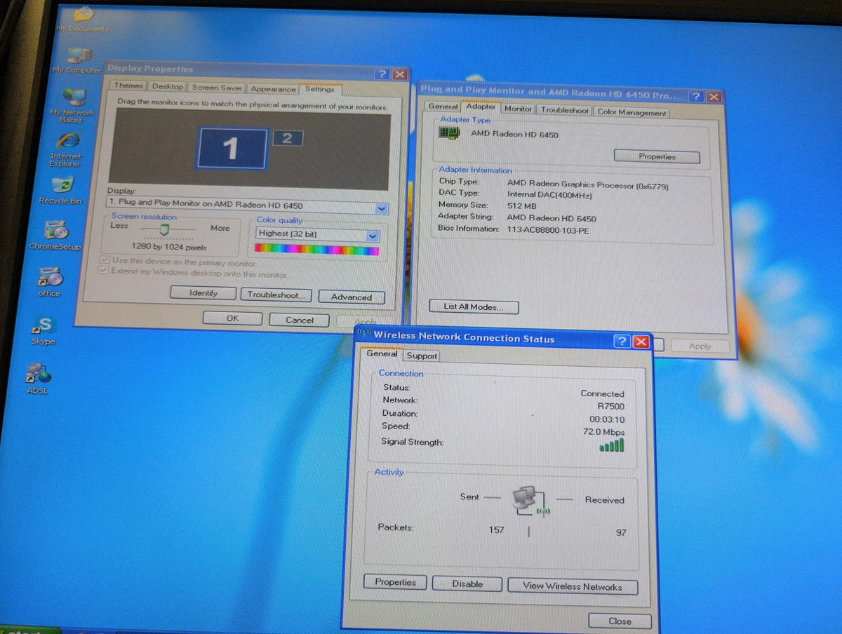 🎸 HP Pavilion Elite HPE-500f Desktop AMD Phenom II X6 1045T 8GB 80GB HDD WinXP