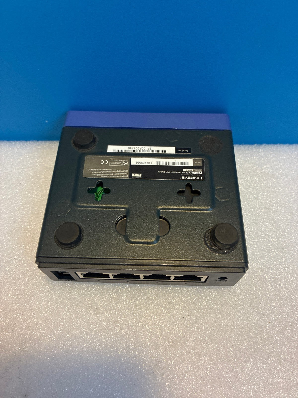 🔥 Linksys PSUS4 PrintServer for USB with 4-Port Ethernet Switch