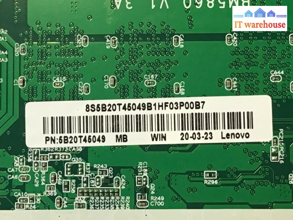 5B20T45049 LENOVO 300e 2ND GEN MOTHERBOARD Intel celeron N4100 4GB 64GB 81M9