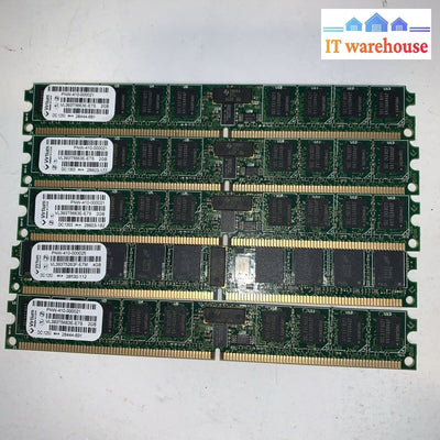 (5x 2GB) Virtium VL393T5663E-E7S PC2-6400E (DDR2-800) VLP RAM Modules