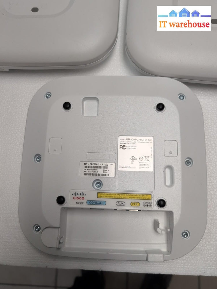 5x Cisco AIR-CAP2702I-A-K9 Aironet Access Point -