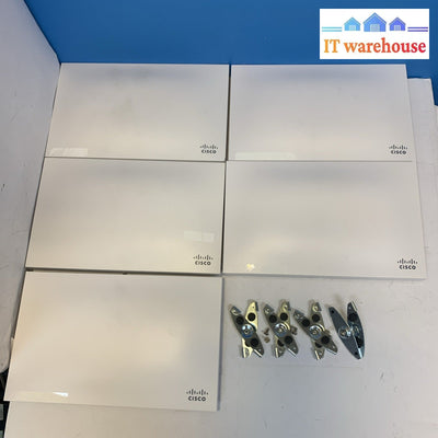 5x Cisco Meraki MR42 802.11ac Cloud Wireless Access Point w/mounts (Unclaimed)