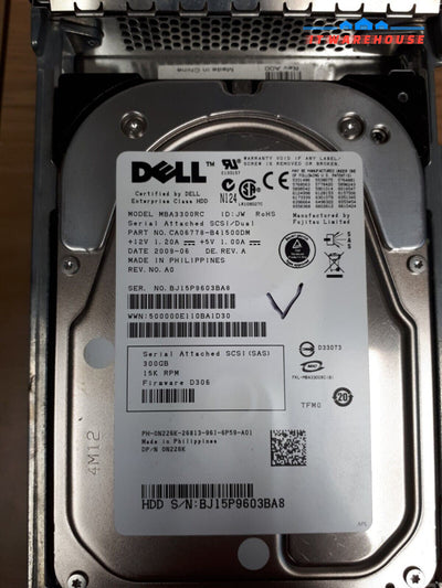 $ 5x Fujitsu Dell MBA3300RC 300 GB 3.5 in SAS Enterprise Hard Drive