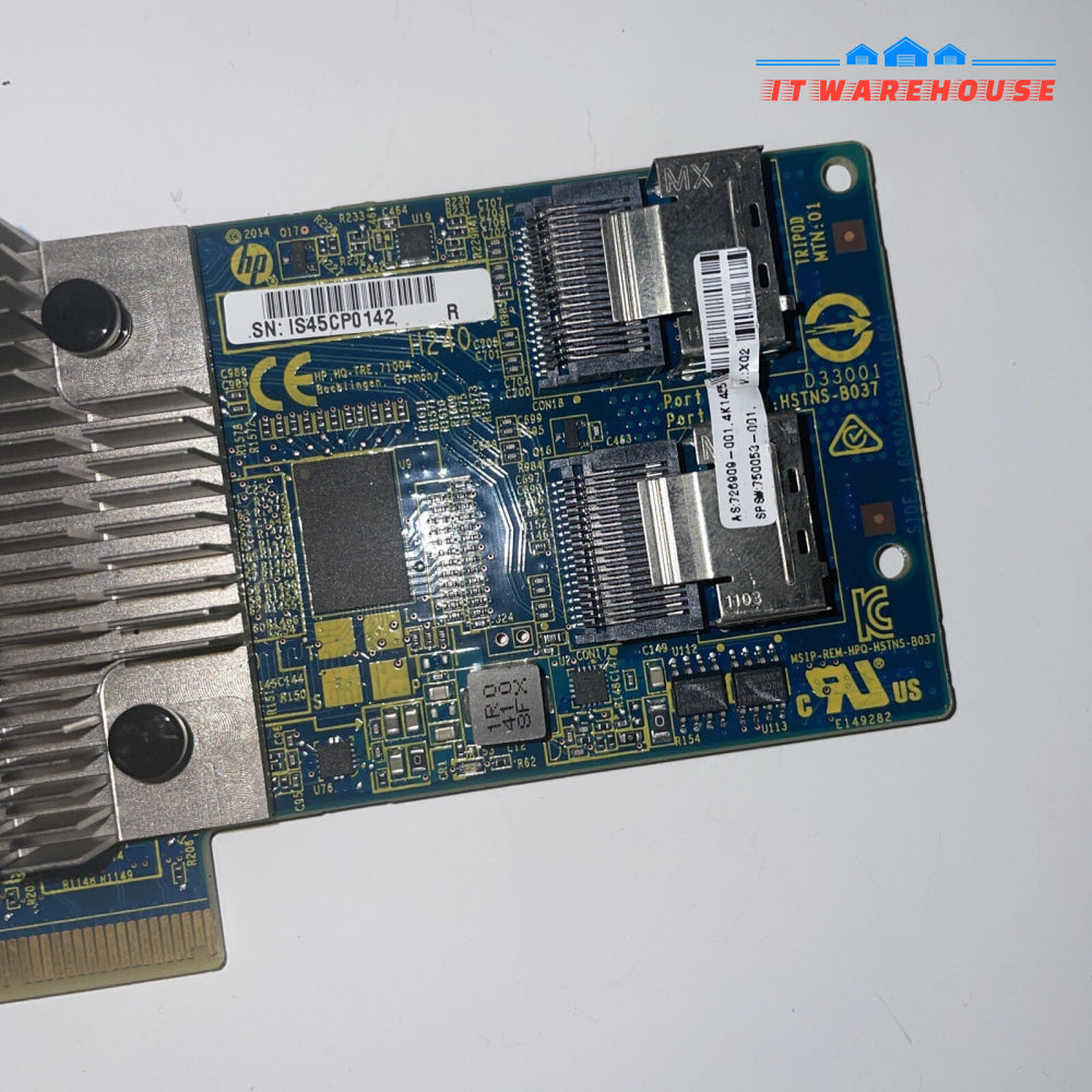 5X HP 750053-001 H240 Smart 12GB 2 Port PCI-E Host Bus Adapter