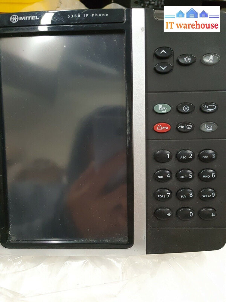 - 5x MITEL 5360 IP Phone 50005991 w/ Handset & Stand Tested