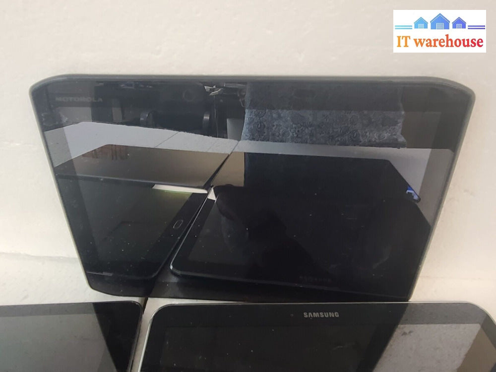 -  5x Mixed BRAND 9~10 Inch Tablets Samsung, ASUS, Huawei,Motorola  (AS IS)