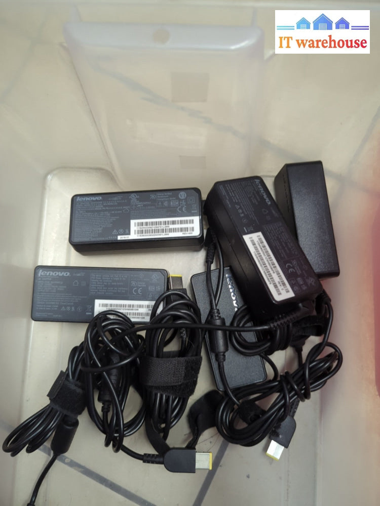 5x Mixed Lenovo 45W/60W AC Adapter Charger 45N0256 For ThinkPad Ideapad -