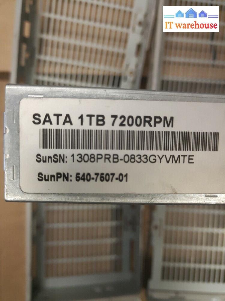 - 5x Oracle SUN  SATA HARD DRIVE CADDY ONLY 540-7507-01 1308PRB