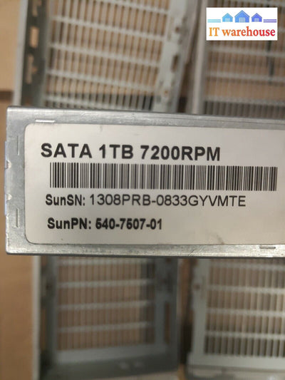 - 5x Oracle SUN  SATA HARD DRIVE CADDY ONLY 540-7507-01 1308PRB