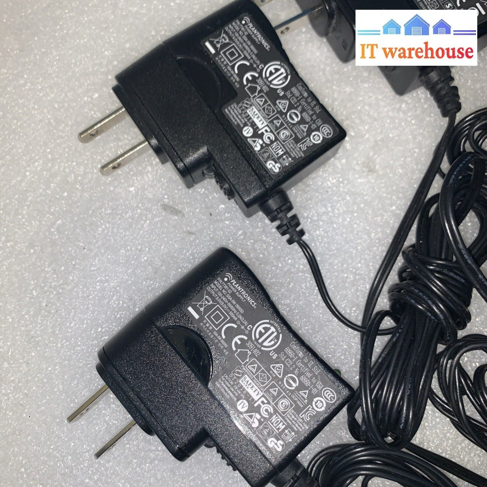 5X Plantronics Ac Adapter Power Supply Ssa-5W 090050 9V 500Ma 83648-02 77391-02