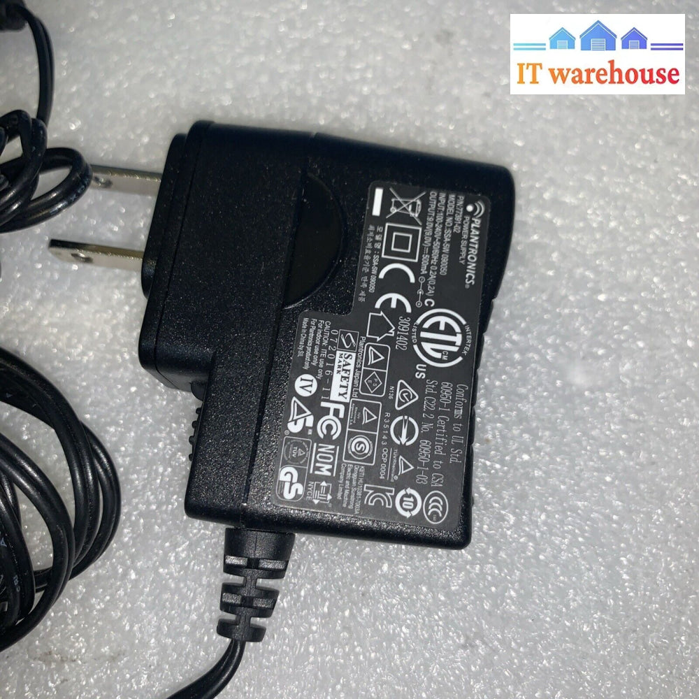 5X Plantronics Ac Adapter Power Supply Ssa-5W 090050 9V 500Ma 83648-02 77391-02