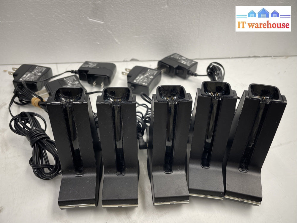 5X Plantronics Charge Base with Adapter  for  WH500 Headset  +