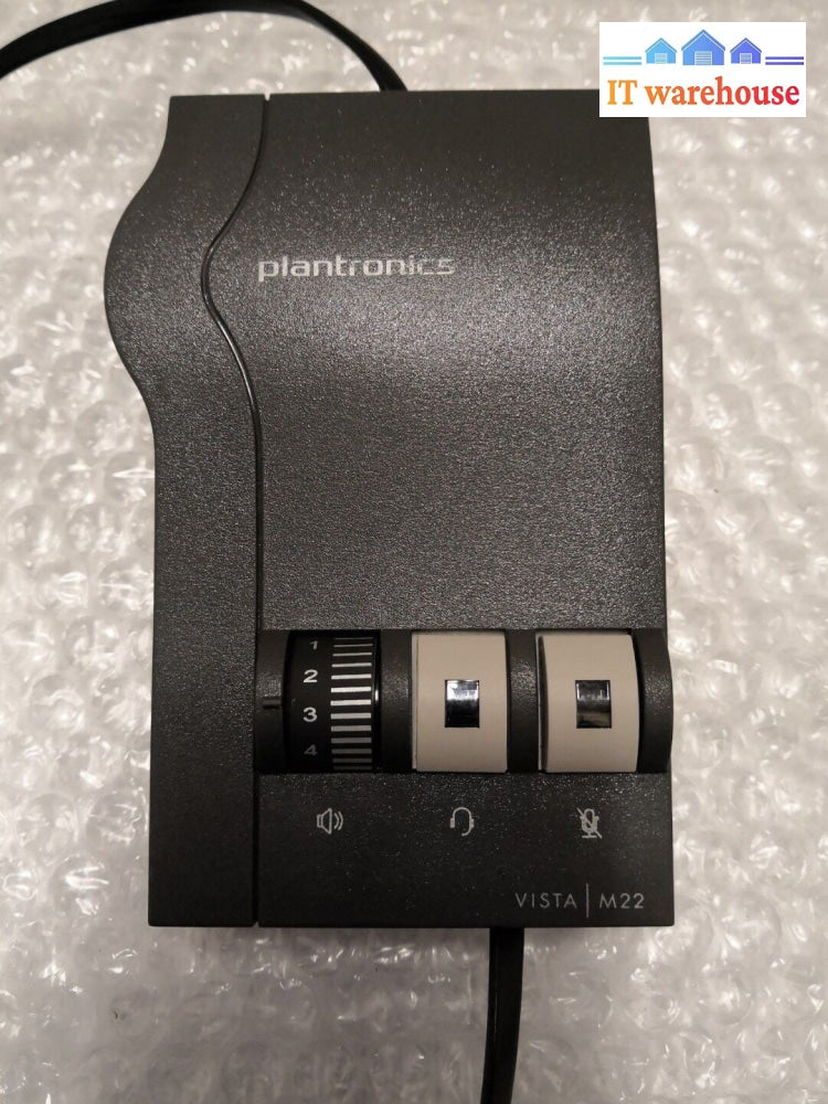 - 5x Plantronics M22 Vista Headset Amplifier W/ AC ADAPTER TESTED