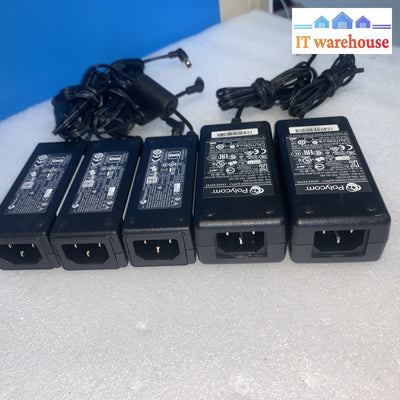 (5x) Polycom telephone PSC18U-480, 48V 0.38A~0.52A Ac adapter