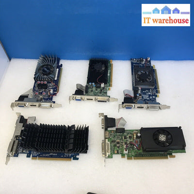5x Random Brand/Model Desktop PCI-E Video cards PCI-EXPRESS with HDMI port