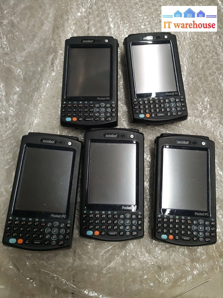 - 5x SYMBOL  MC5040 Barcode Scanner WiFi  Pocket PC W/2GB card (NO STYLUS)