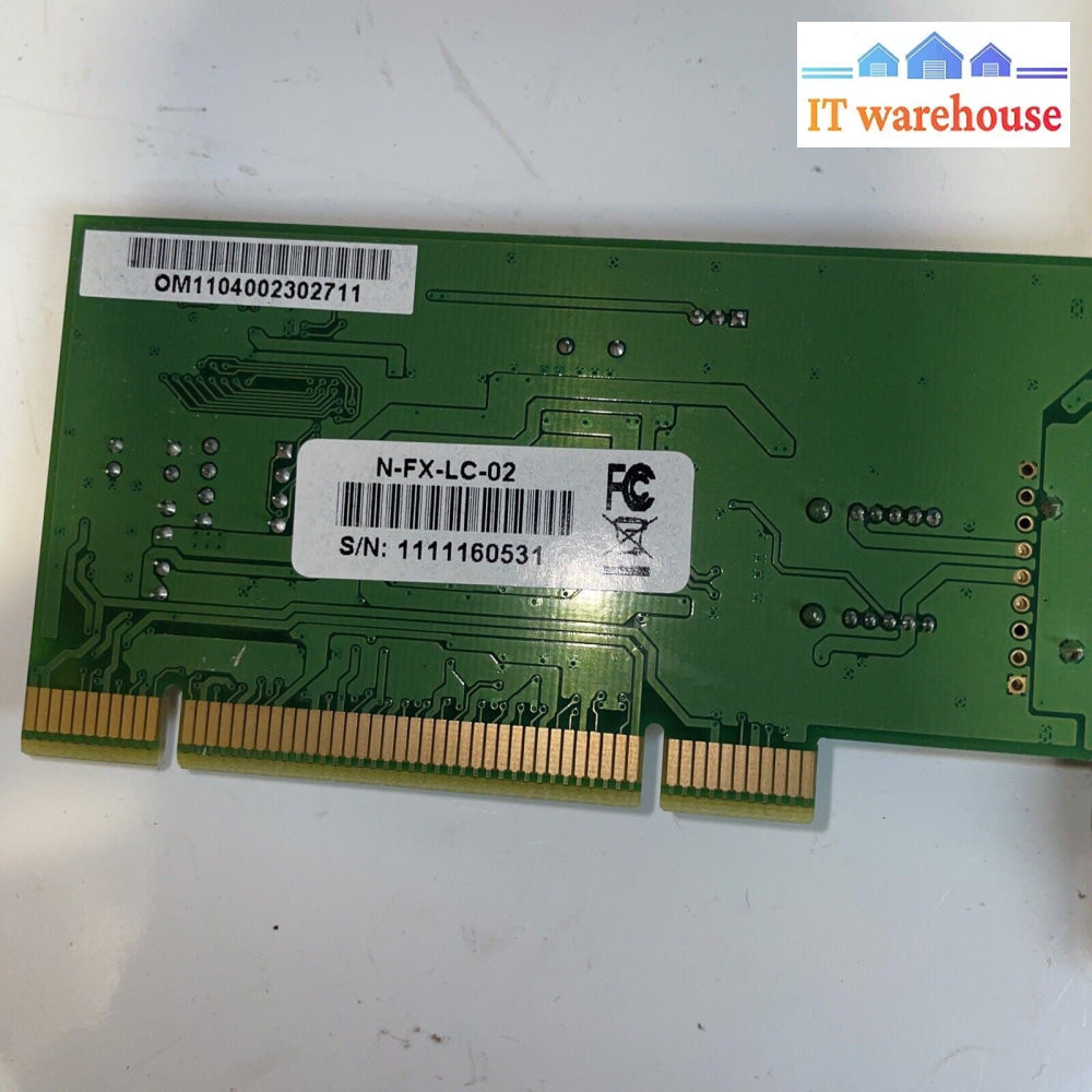 6 x Transition Networks N-FX-LC-02 PCI Adapter Fiber Network Interface Card