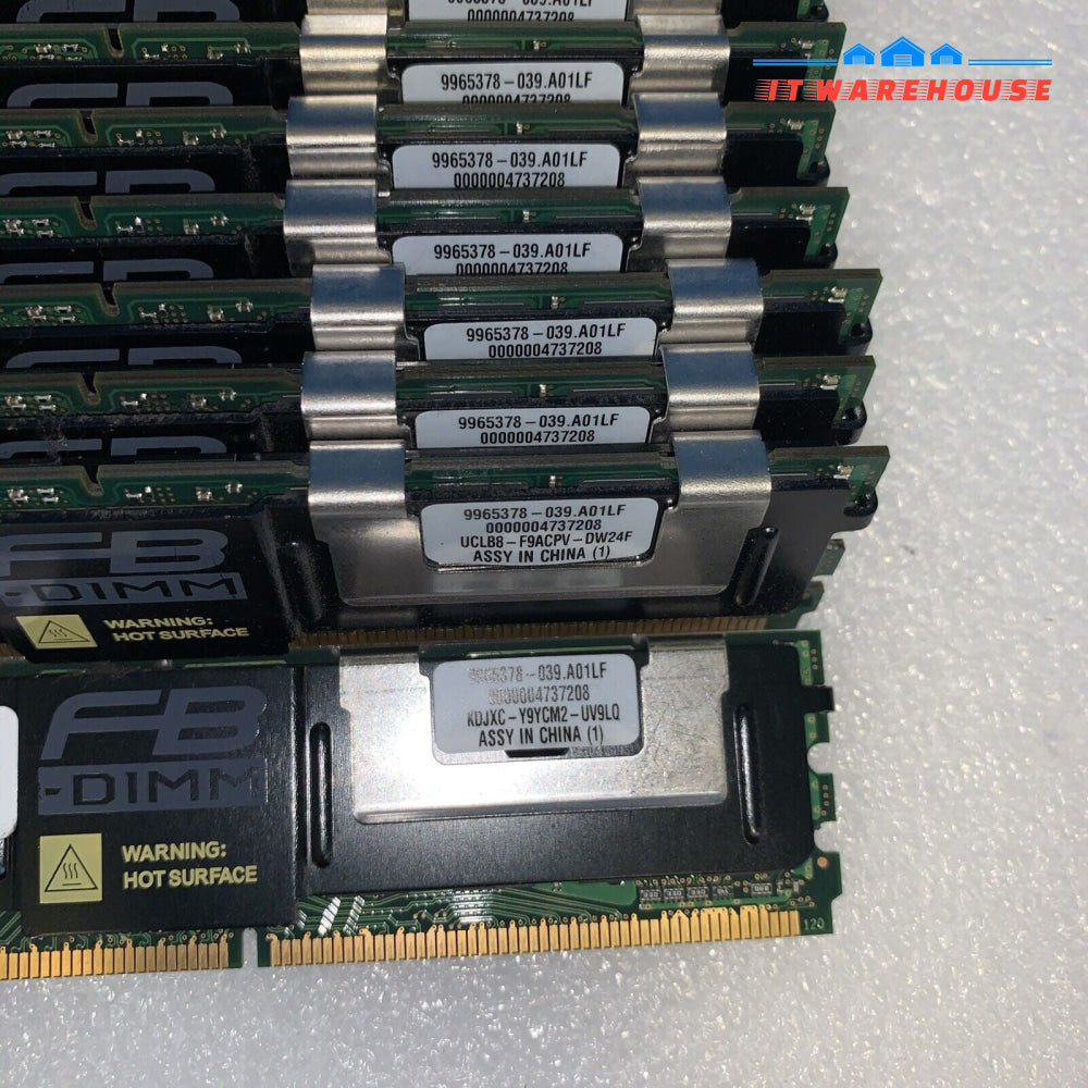 64GB (16 x 4GB) Kit For Dell PowerEdge 2900/2950/1900/1950/1955 SNP9F035CK2/8G