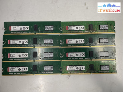 64GB = 8 x 8GB KINGSTON 8GB 1RX8 PC4-2400T-RD0-11 Server Memory ECC RAM