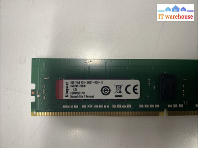 64GB = 8 x 8GB KINGSTON 8GB 1RX8 PC4-2400T-RD0-11 Server Memory ECC RAM