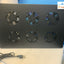 6x 120mm AC 110V Industrial Cooling Fans Metal Rack Mining Server Ventilation