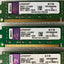 (6X 4Gb) Kingston Kvr1333D3N9/4G Pc3-10600 Ddr3-1333 Lowprofile Memory 9905471 ~