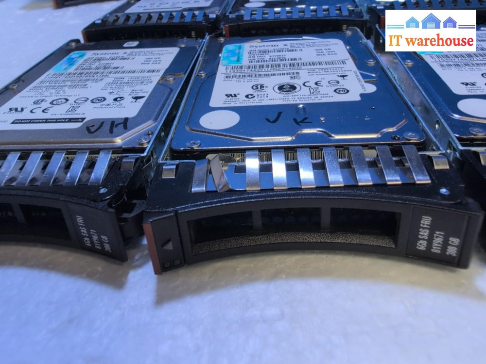 6x 81Y9670 81Y9671 IBM System X 300GB 15K 6GBPS 2.5" SAS SERVER HDD Tested -