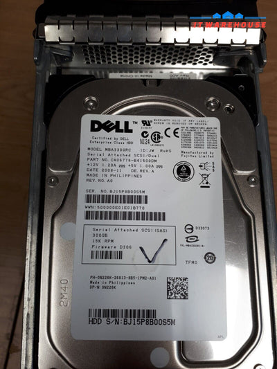 $ 6x Fujitsu Dell MBA3300RC 300 GB 3.5 in SAS Enterprise Hard Drive