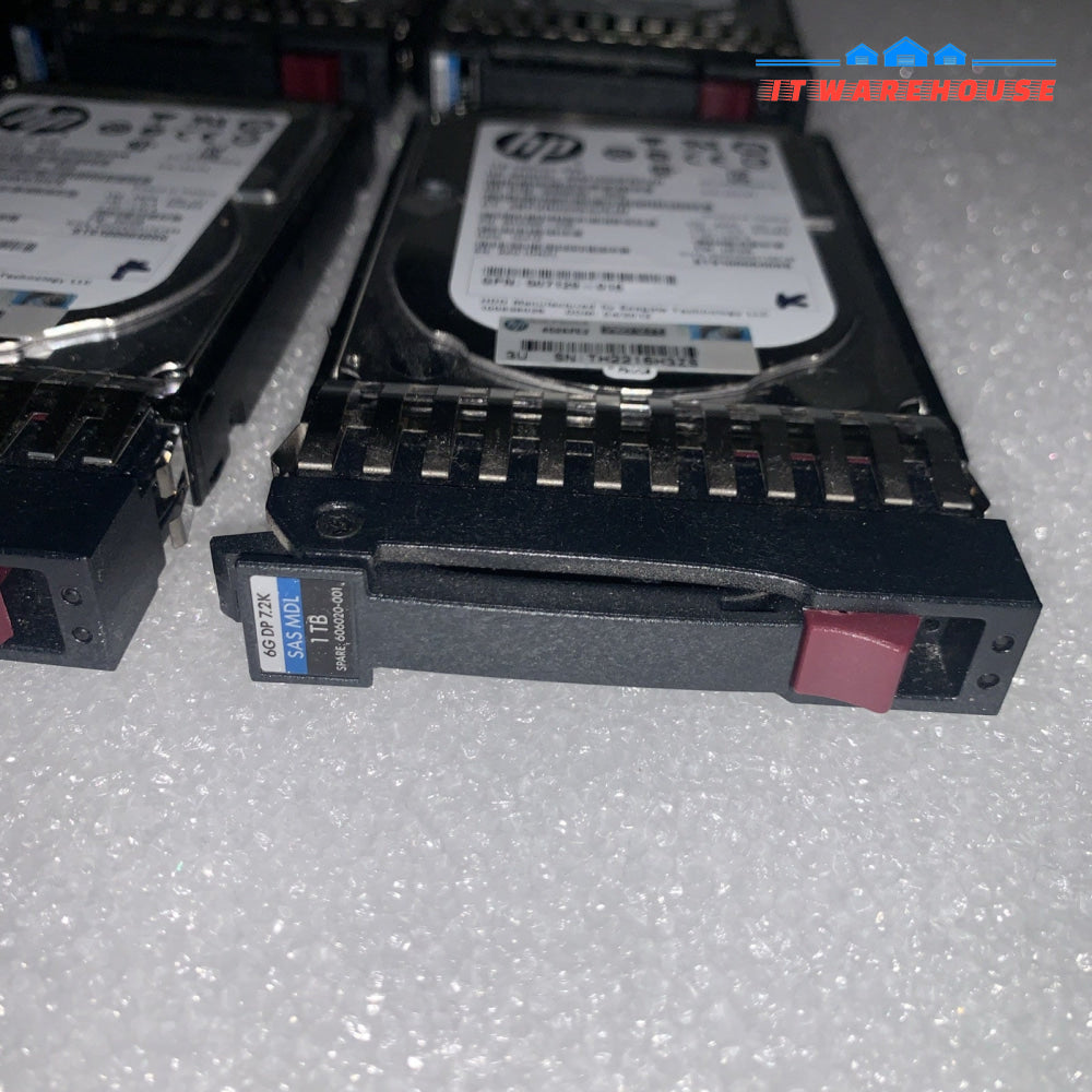 (6x) HP 1TB 7.2K 64M SAS 2.5’’ HD MM1000FBFVR 605832-002 606020-001 (1000 + days)