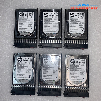 (6x) HP 1TB 7.2K 64M SAS 2.5’’ HD MM1000FBFVR 605832-002 606020-001 (1000 + days)