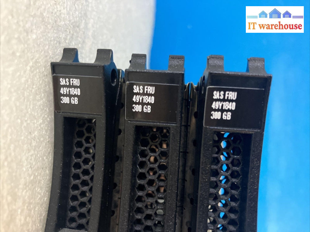 6x IBM 49Y1836 300GB 10K SAS 2.5" HDD ST9500603SS 49Y1840 PN 49Y1839 W/ Caddy ~
