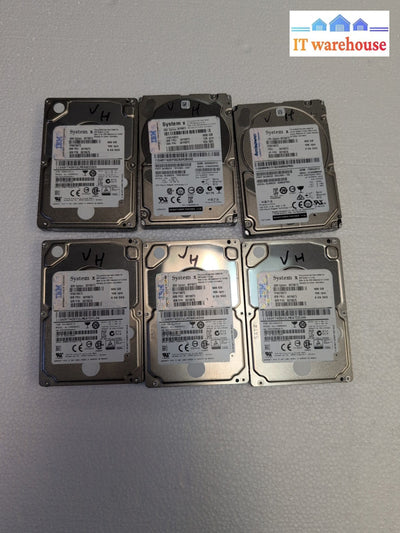 6x IBM 90Y8872 90Y8873 90Y8876 600GB 2.5" SAS  HARD DRIVE AL13SEB600 Tested -