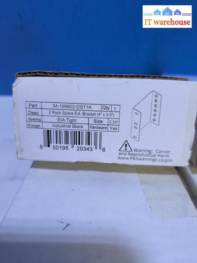 6x New In Box EIA Tight Pair Rack Space Extender Bracket(2U 4"x3.5") 34-199902 -