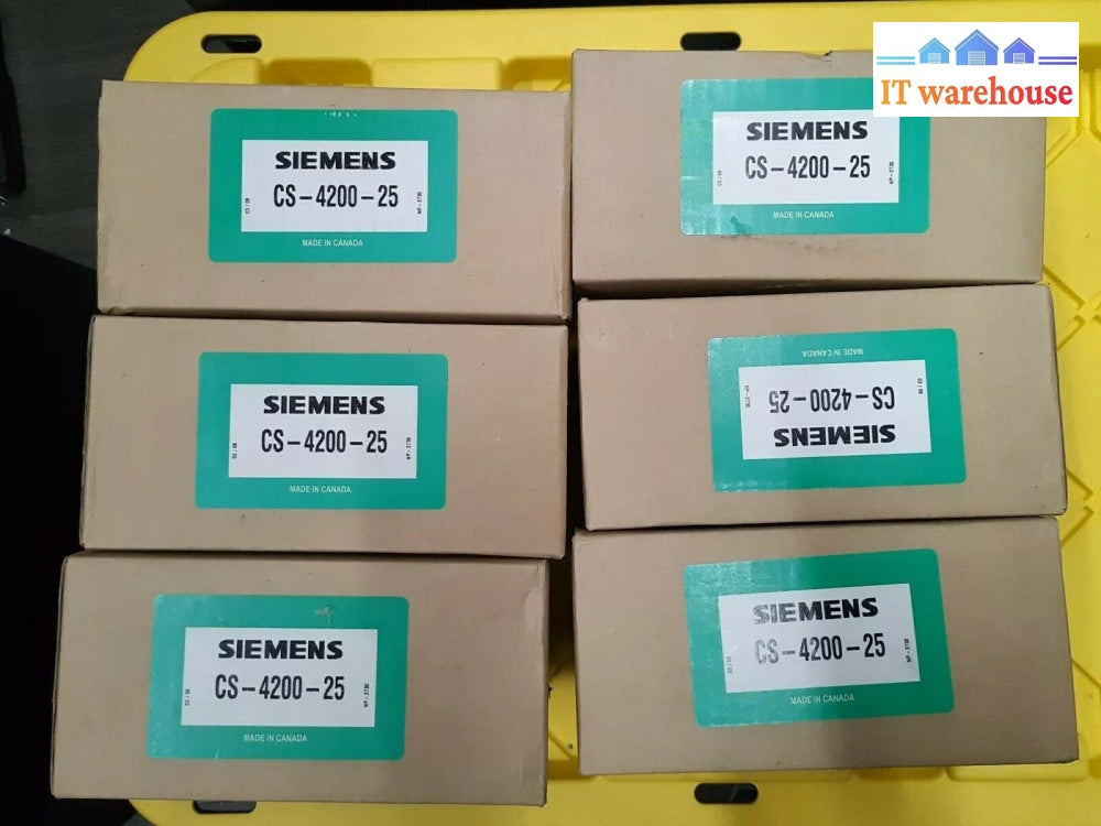 - 6x NEW INDOOR Siemens CS-4200-25 Speakers and Accessories Fire Alarm System