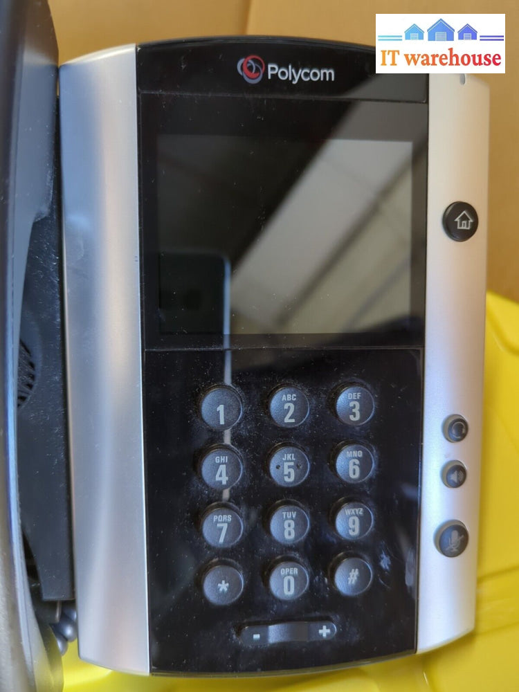 6X Polycom Vvx 500 Gigabit Ip Display Phones -