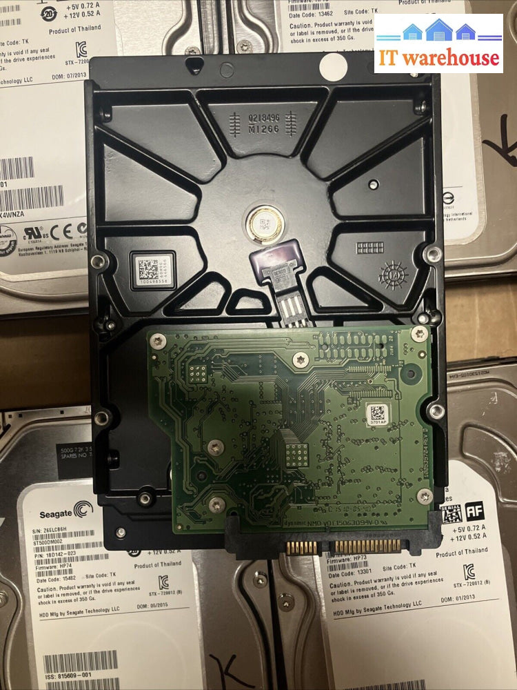 (6x) Seagate Barracuda ST500DM002 SATA 500GB 3.5" HD (1000 days remaining)~