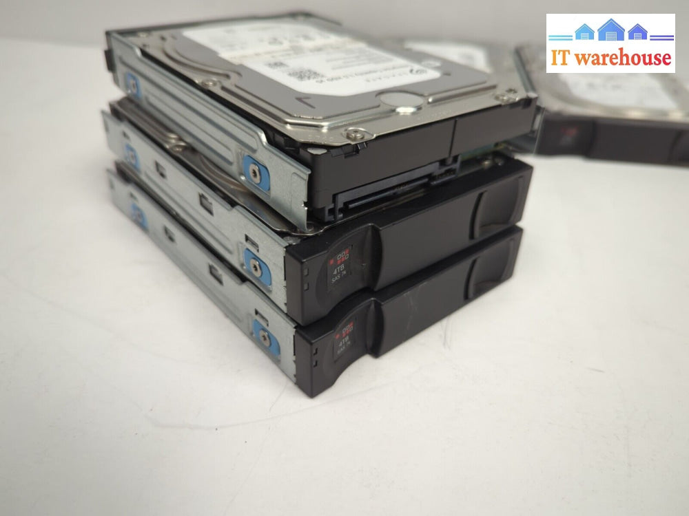 6x SEAGATE ST4000NM0025 1V4207 4TB 3.5’’ SAS ENTERPRISE HDD W/Caddy Tested