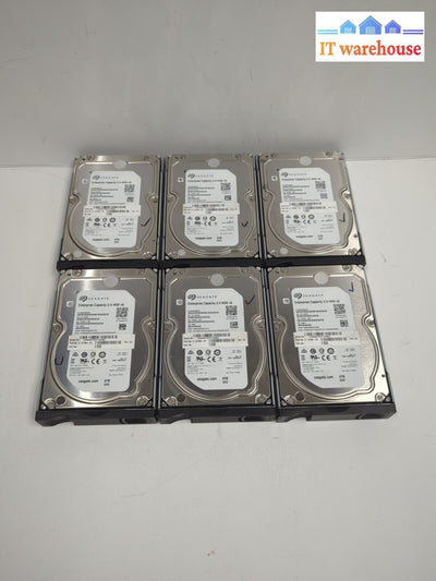 6x SEAGATE ST4000NM0025 1V4207 4TB 3.5’’ SAS ENTERPRISE HDD W/Caddy Tested