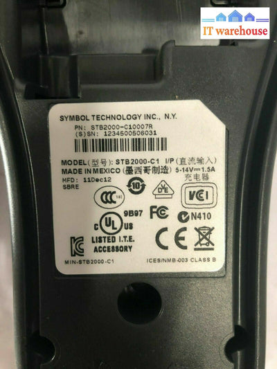 6x STB2000 -C1  Scanner  CHARGER ONLY STB2000 -C10007R  ( NO/AC ADAPTER) 