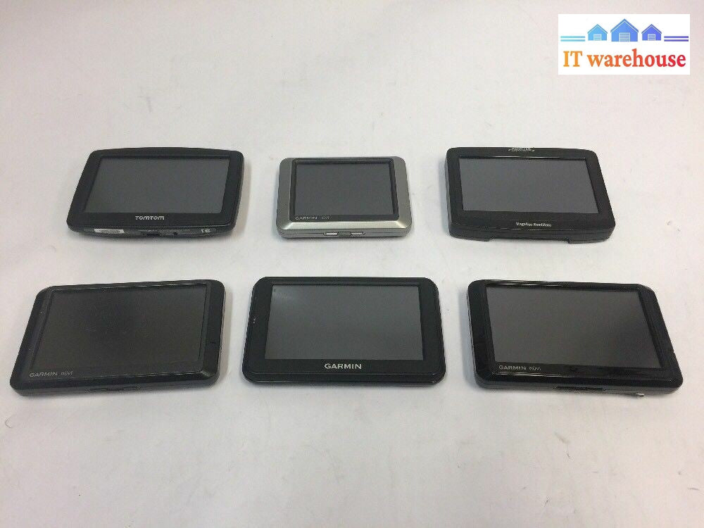 - 6x VARIOUS BRAND GPS (GARMIN 265W/255W/40LM  TOMTOM/MAGELLAN 1430)